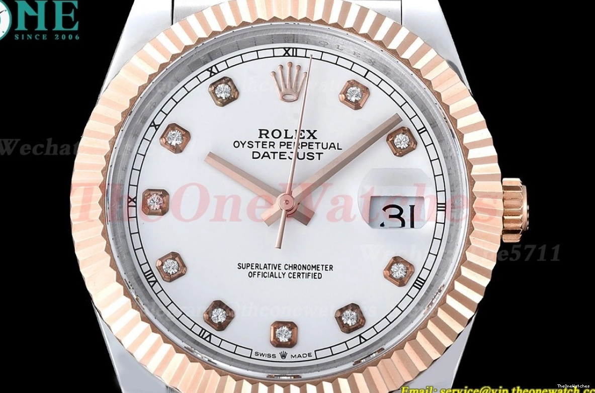 GMF SS Dia 36mm 126231 RG Datejust White A2824 0302